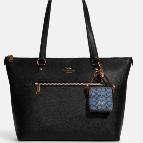 Coach Mini Val Duffle BAG CHARM in Signature Chambray - Picture 4 of 4